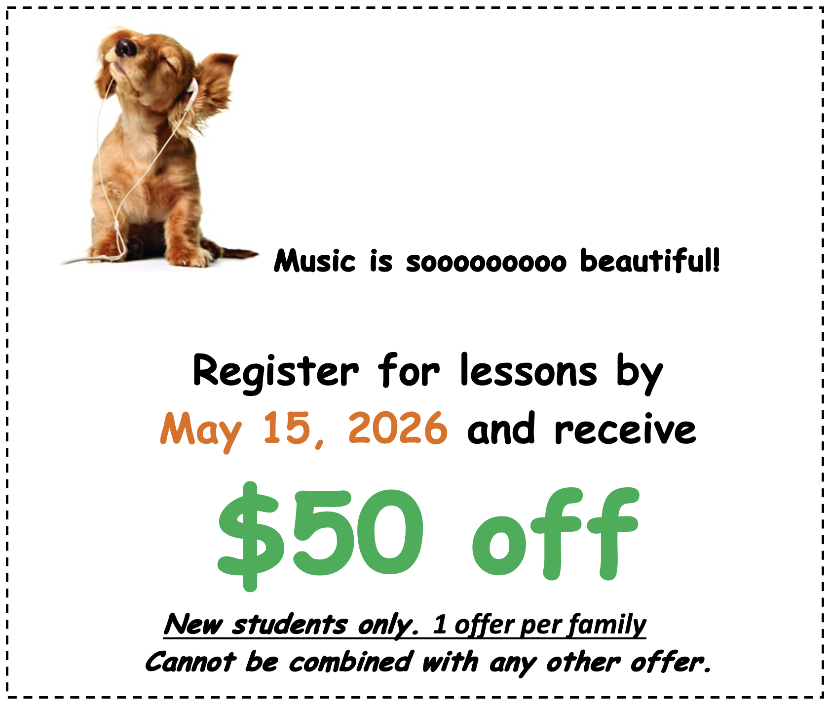 $50 off